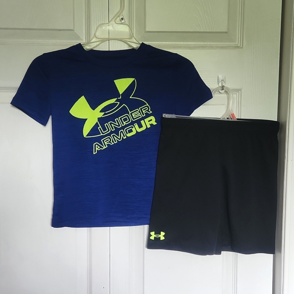 Boy's Under Armour 2 Piece Summer Set